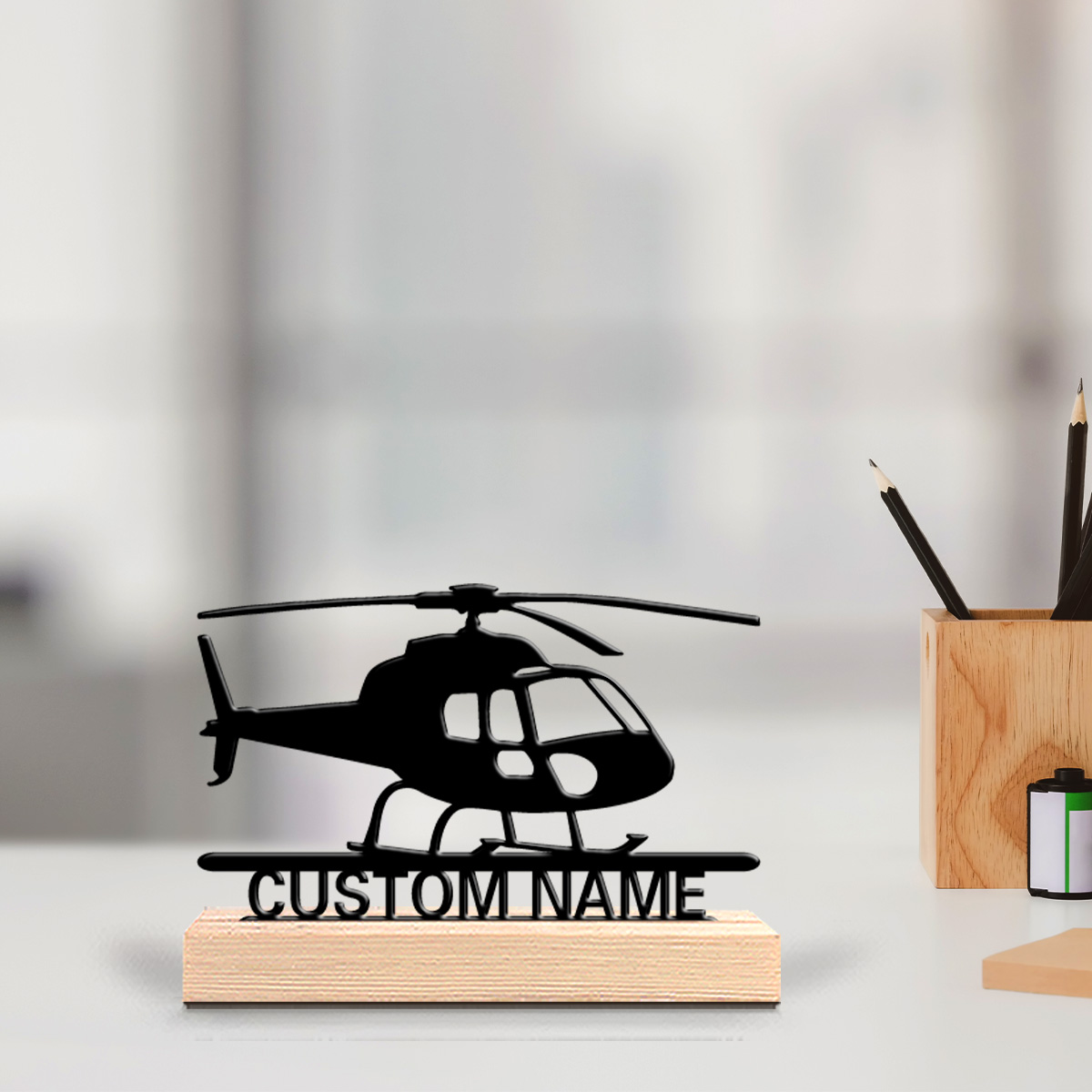 Sustainable Living Architecture - Statua in Metallo Personalizzata a Forma