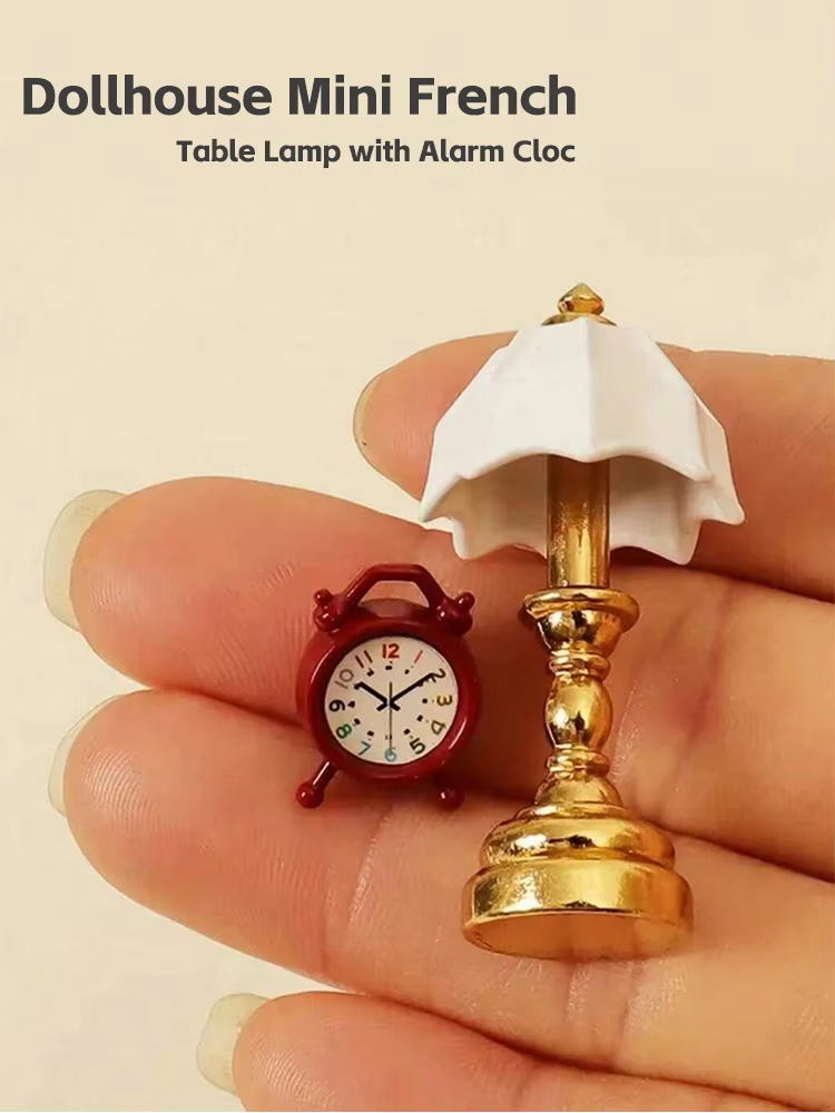Sustainable Living Architecture - Mini Lampada da Tavolo Francese per