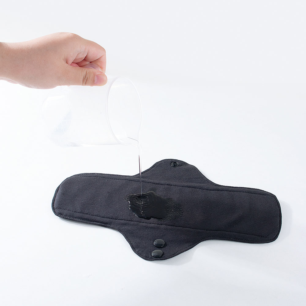 1 pz Balck puro cotone assorbe - Cloth Pad Reusable recensione e prezzo